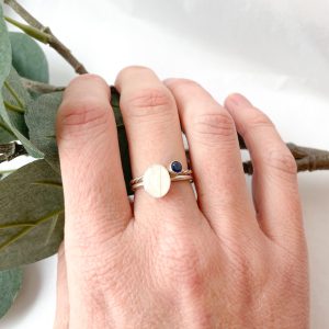 Stacking ring ovaal groot moedermelk