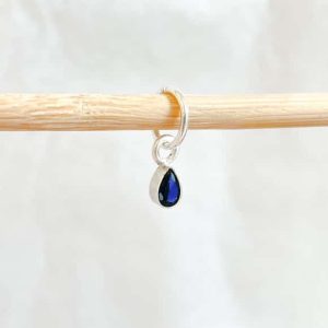 Hanger oorring druppel verborgen inclusie